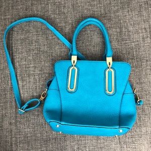 Over the Shoulder Teal Purse